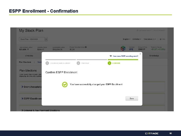 ESPP Enrollment - Confirmation 80 