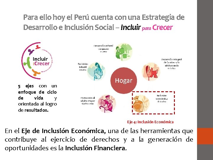 Para ello hoy el Perú cuenta con una Estrategia de Desarrollo e Inclusión Social