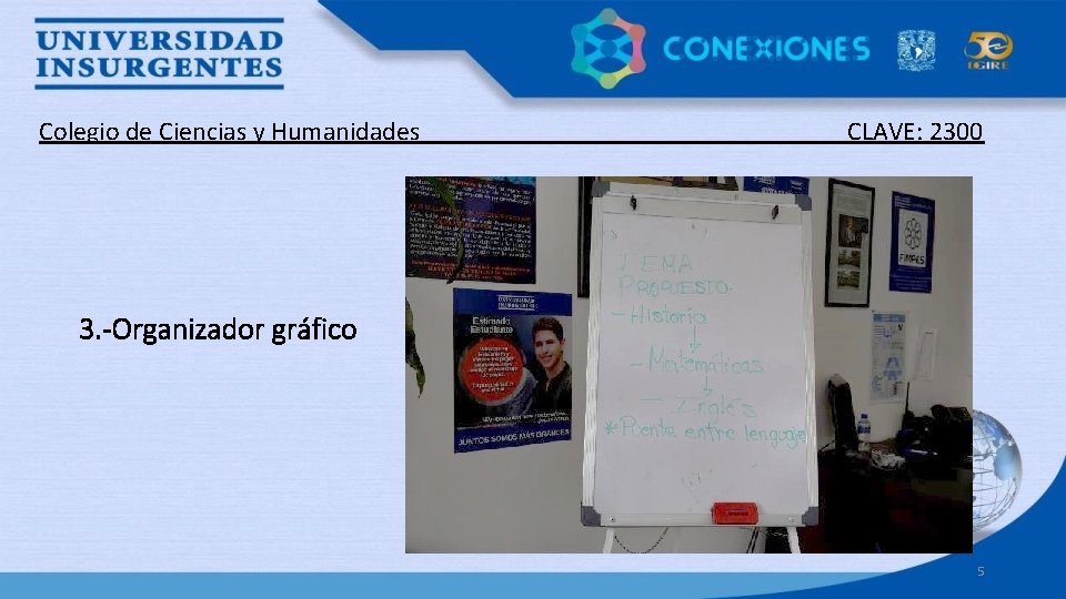 Colegio de Ciencias y Humanidades _____ CLAVE: 2300 3. -Organizador gráfico 5 