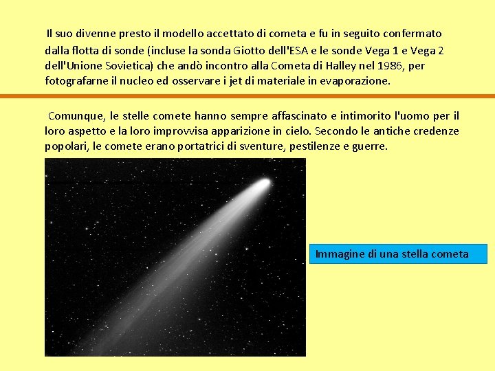 Il suo divenne presto il modello accettato di cometa e fu in seguito confermato