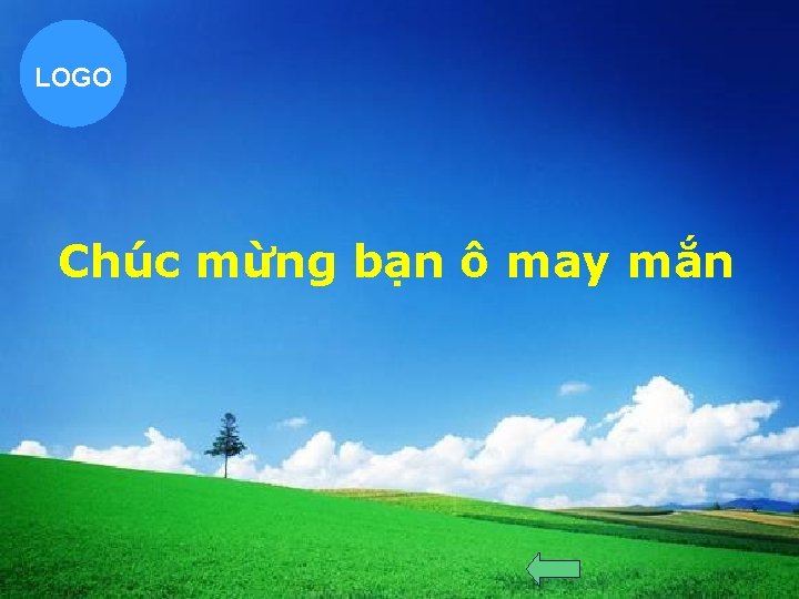 LOGO Chúc mừng bạn ô may mắn 