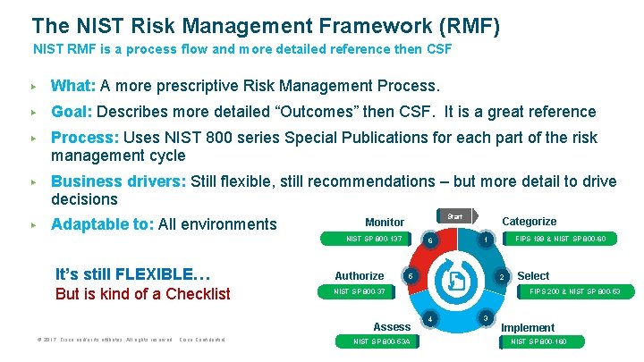 The NIST Risk Management Framework (RMF) NIST RMF is a process flow and more