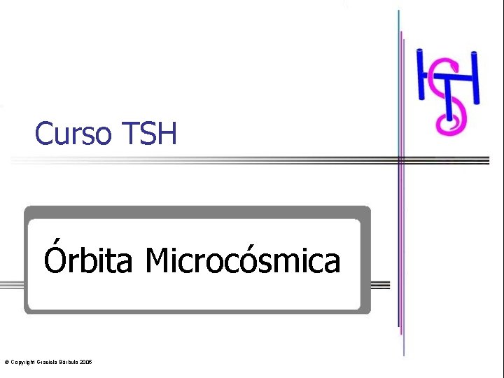 Curso TSH Órbita Microcósmica © Copyright Graciela Bárbulo 2005 