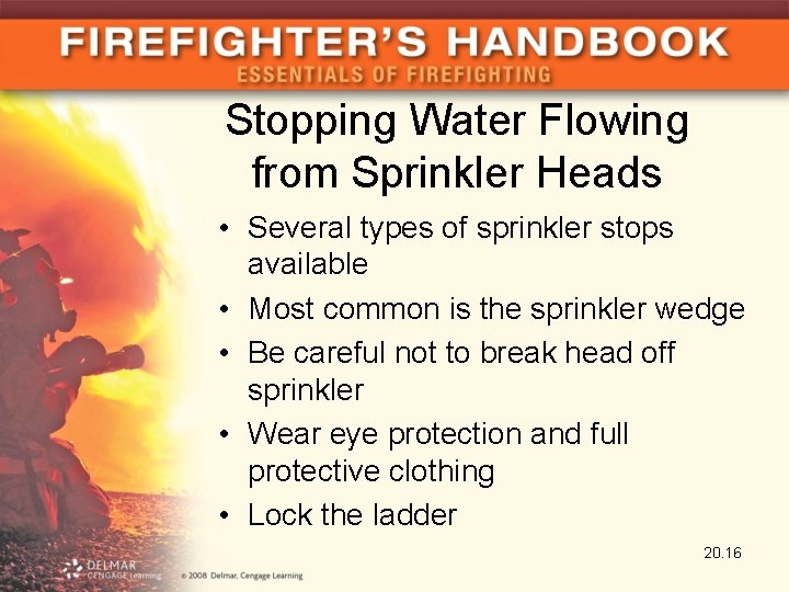 Stopping Water Flowing from Sprinkler Heads • Several types of sprinkler stops available •