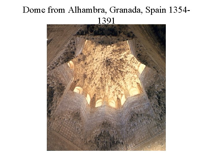 Dome from Alhambra, Granada, Spain 13541391 