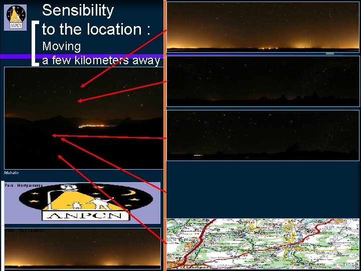 Sensibility to the location : Moving a few kilometers away Michelin Paris - Montparnasse