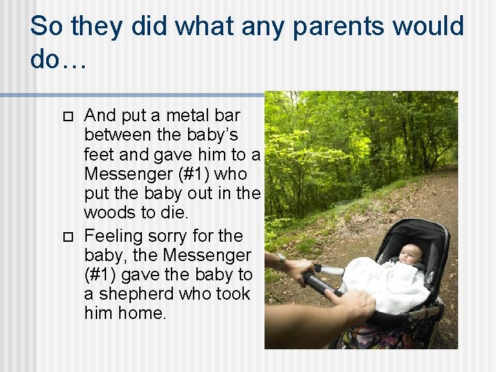 So they did what any parents would do… And put a metal bar between