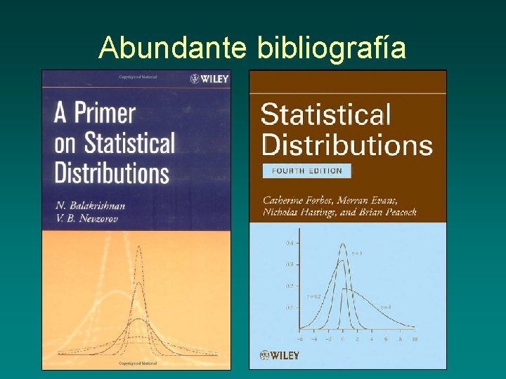 Abundante bibliografía 