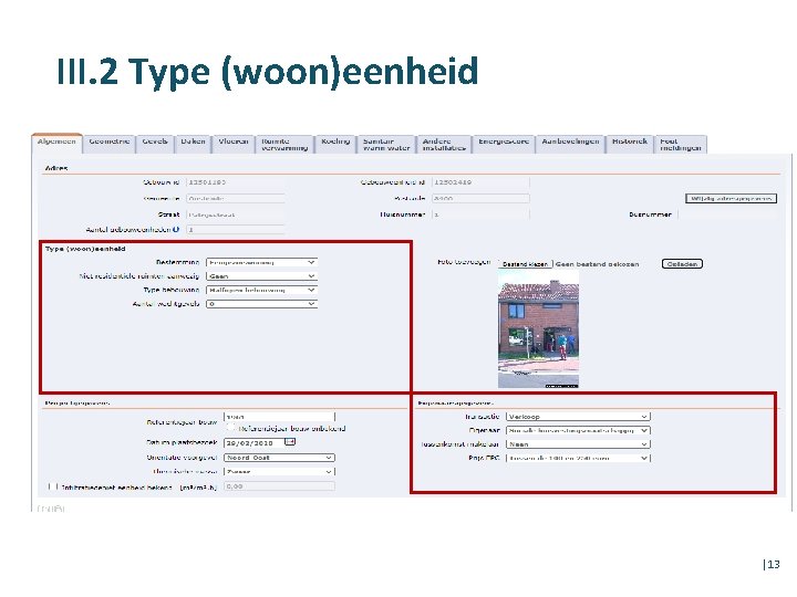 III. 2 Type (woon)eenheid │13 