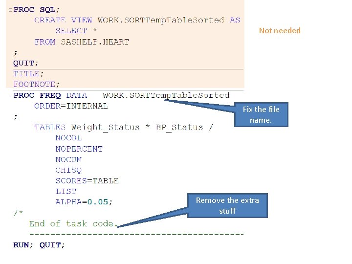 Not needed Fix the file name. Remove the extra stuff 