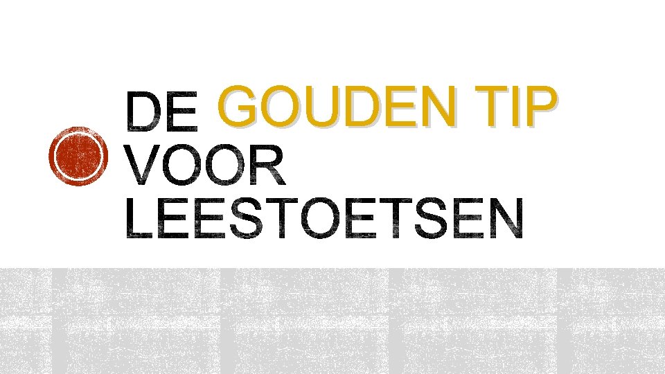 GOUDEN TIP 