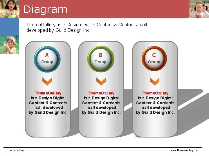 Diagram Theme. Gallery is a Design Digital Content & Contents mall developed by Guild