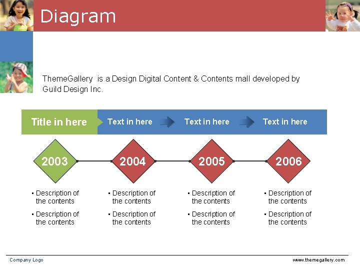 Diagram Theme. Gallery is a Design Digital Content & Contents mall developed by Guild