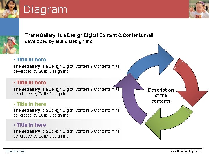 Diagram Theme. Gallery is a Design Digital Content & Contents mall developed by Guild