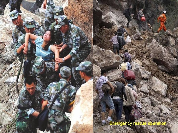 Emergency rescue operation 