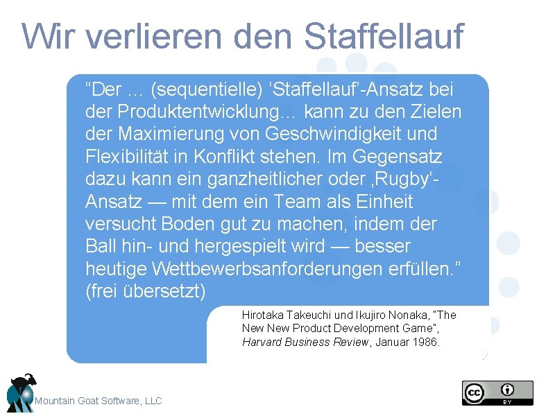 Wir verlieren den Staffellauf “Der … (sequentielle) ‘Staffellauf’-Ansatz bei der Produktentwicklung… kann zu den Wir verlieren den Staffellauf “Der … (sequentielle) ‘Staffellauf’-Ansatz bei der Produktentwicklung… kann zu den