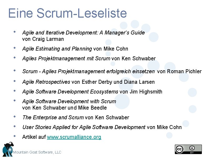 Eine Scrum-Leseliste • Agile and Iterative Development: A Manager’s Guide von Craig Larman • Eine Scrum-Leseliste • Agile and Iterative Development: A Manager’s Guide von Craig Larman •
