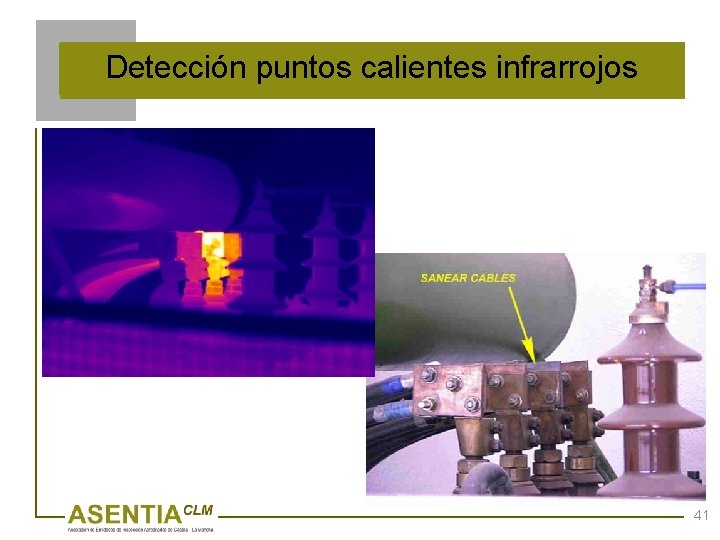 Detección puntos calientes infrarrojos 41 