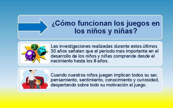 ¿Cómo funcionan los juegos en los niños y niñas? Las investigaciones realizadas durante estos