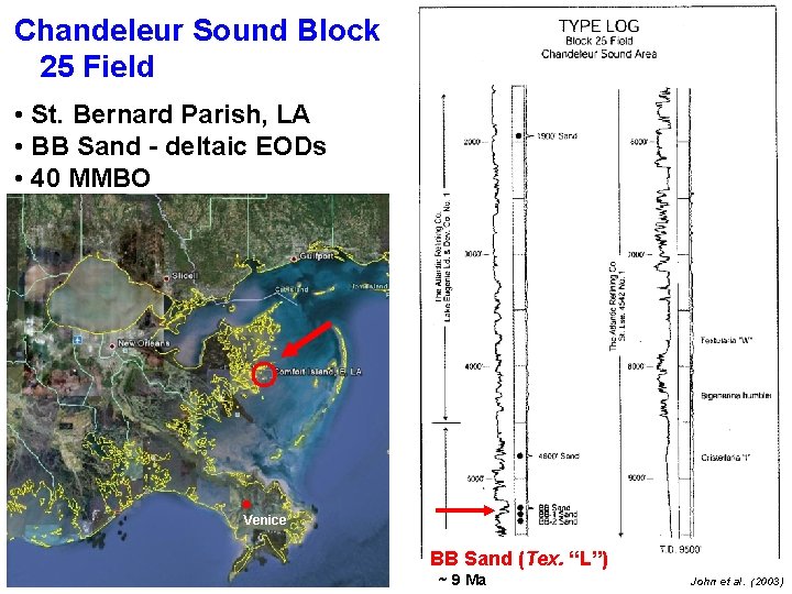 Chandeleur Sound Block 25 Field • St. Bernard Parish, LA • BB Sand -