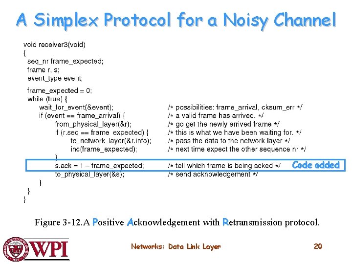 A Simplex Protocol for a Noisy Channel Code added Figure 3 -12. A Positive