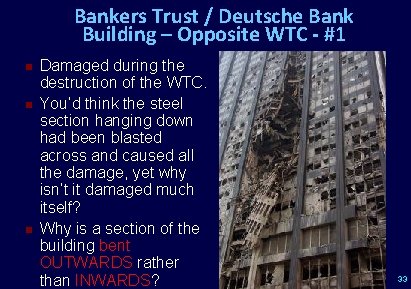 Bankers Trust / Deutsche Bank Building – Opposite WTC - #1 n n n