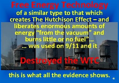 Free Energy Technology of a similar type to that which creates The Hutchison Effect