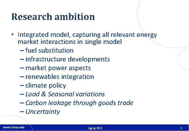 Multi MOD An equilibrium model for energy market