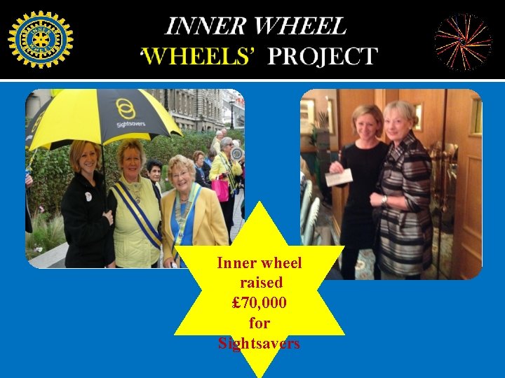 Inner wheel raised £ 70, 000 for Sightsavers 