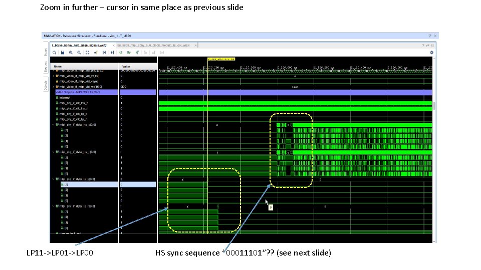 Zoom in further – cursor in same place as previous slide LP 11 ->LP Zoom in further – cursor in same place as previous slide LP 11 ->LP