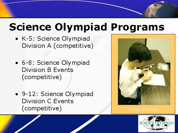 Wele To Science Olympiad Parent Information Session Wednesday