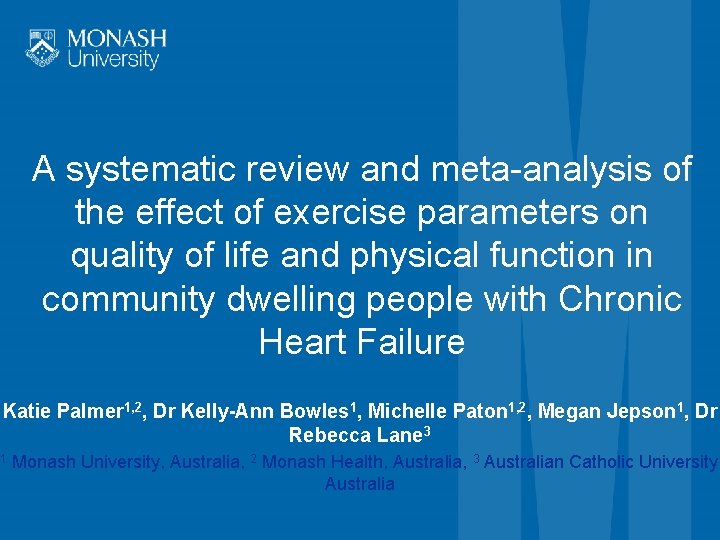 A systematic review and meta-analysis of the effect of exercise parameters on quality of