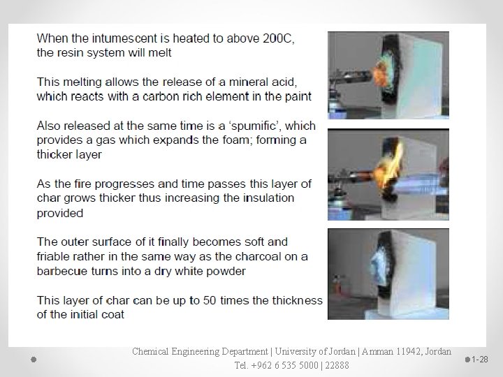 Chemical Engineering Department | University of Jordan | Amman 11942, Jordan Tel. +962 6
