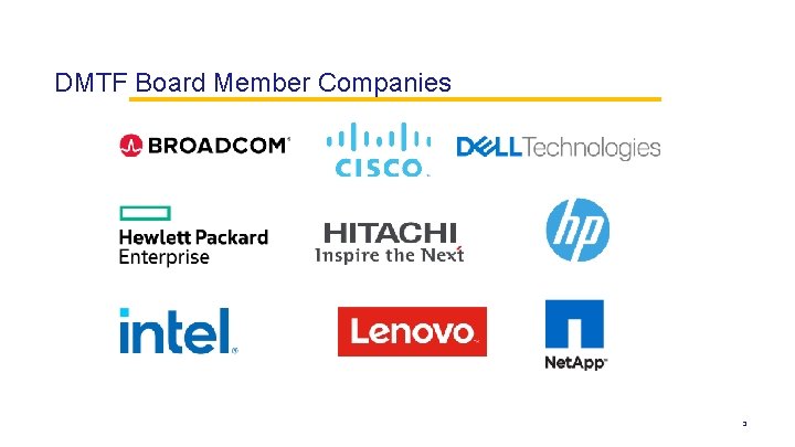 DMTF Board Member Companies 3 