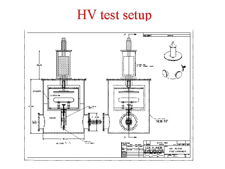 HV test setup 