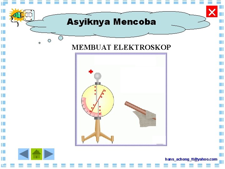  Asyiknya Mencoba MEMBUAT ELEKTROSKOP hans_achong_tt@yahoo. com 