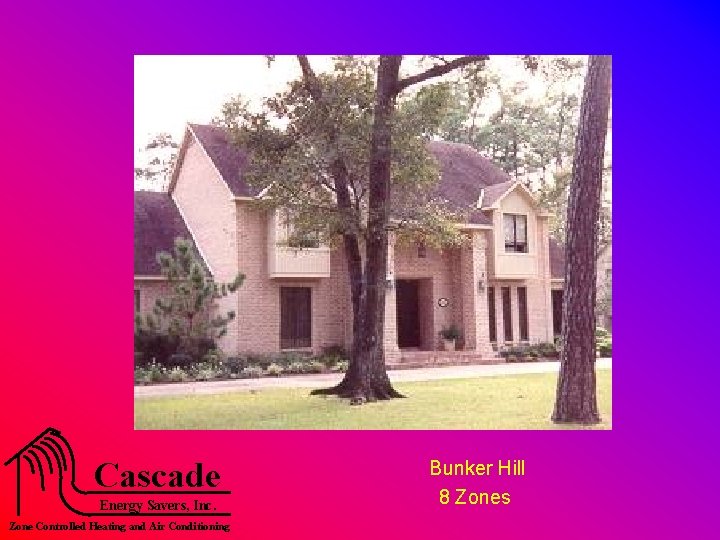Cascade Energy Savers, Inc. Zone Controlled Heating and Air Conditioning Bunker Hill 8 Zones