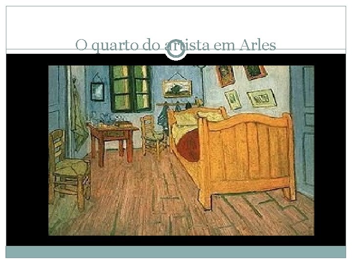 O quarto do artista em Arles 