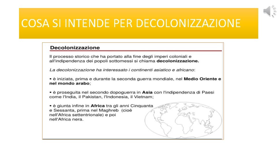 COSA SI INTENDE PER DECOLONIZZAZIONE 