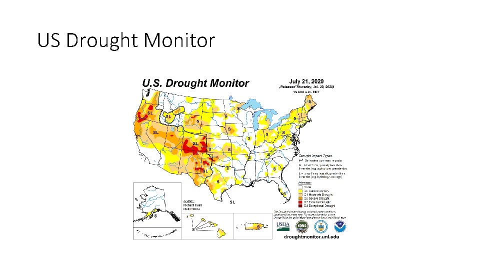 US Drought Monitor 