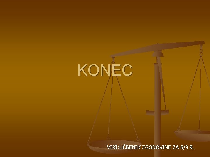 KONEC VIRI: UČBENIK ZGODOVINE ZA 8/9 R. 