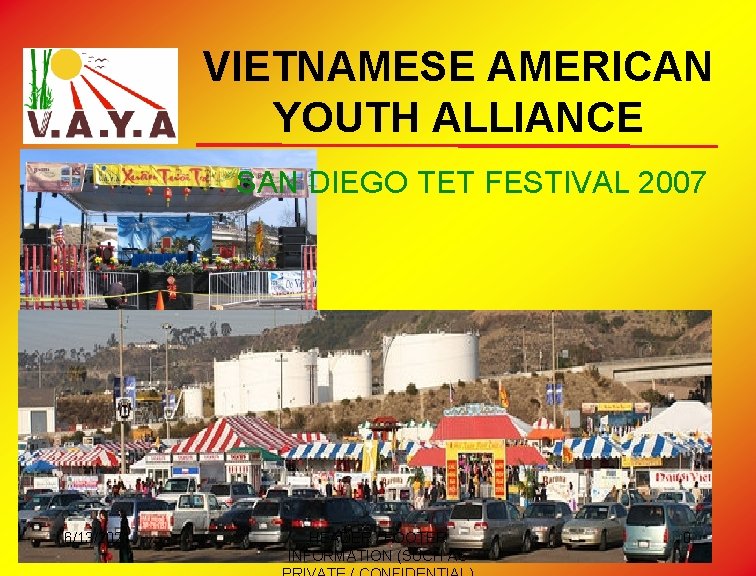 VIETNAMESE AMERICAN YOUTH ALLIANCE SAN DIEGO TET FESTIVAL 2007 6/13/2021 HEADER / FOOTER INFORMATION