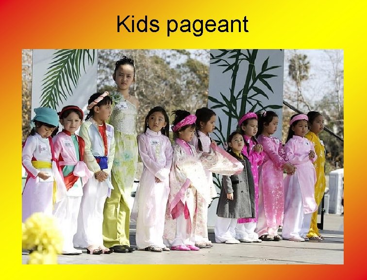 Kids pageant 