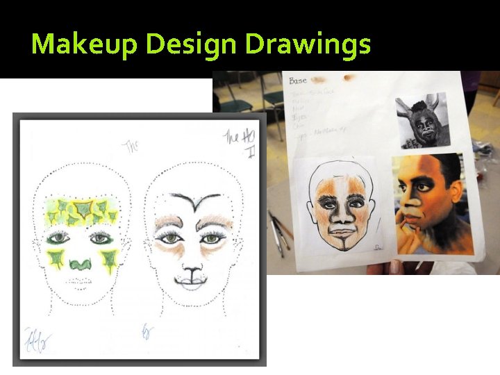 Makeup Design Drawings 