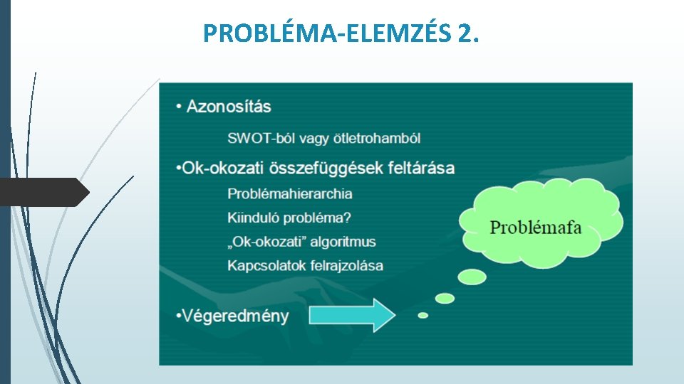 PROBLÉMA-ELEMZÉS 2. PROBLÉMA-ELEMZÉS 2.