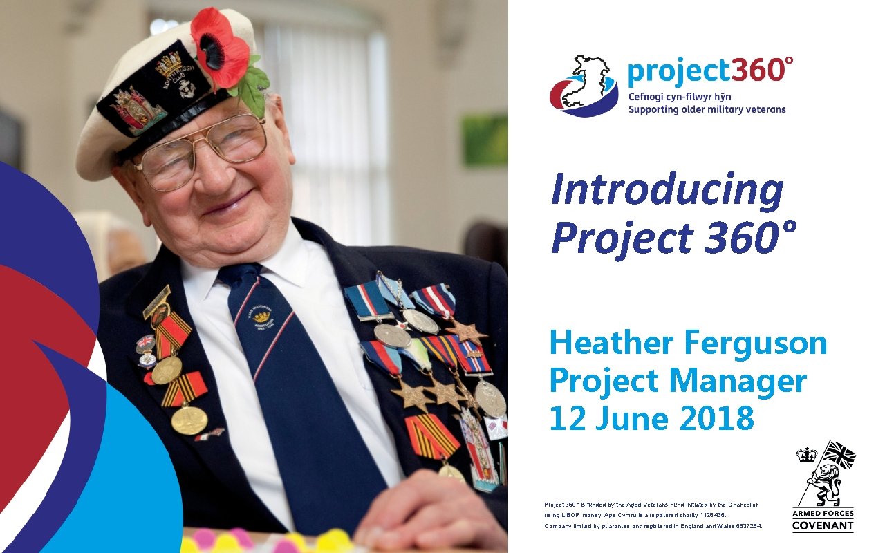 Introducing Project 360° Heather Ferguson Project Manager 12 June 2018 Project 360° is funded