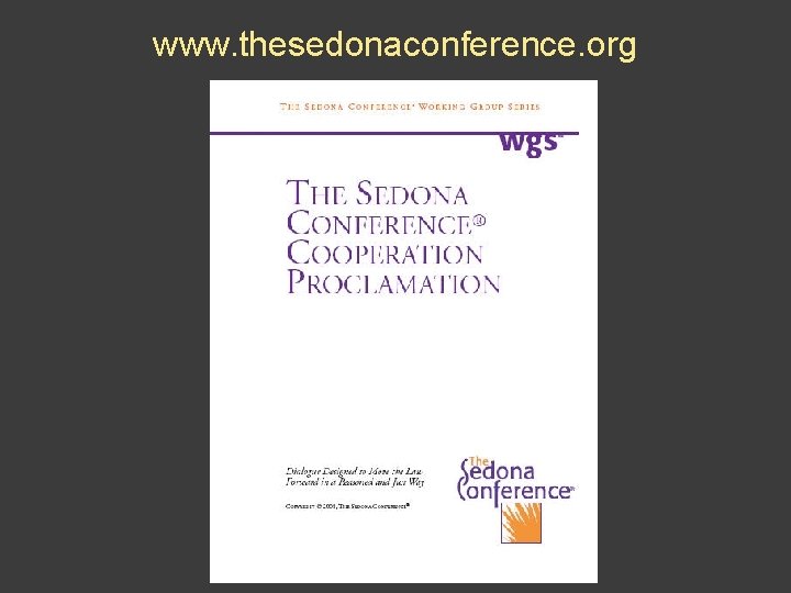 www. thesedonaconference. org 