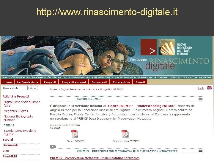 http: //www. rinascimento-digitale. it 