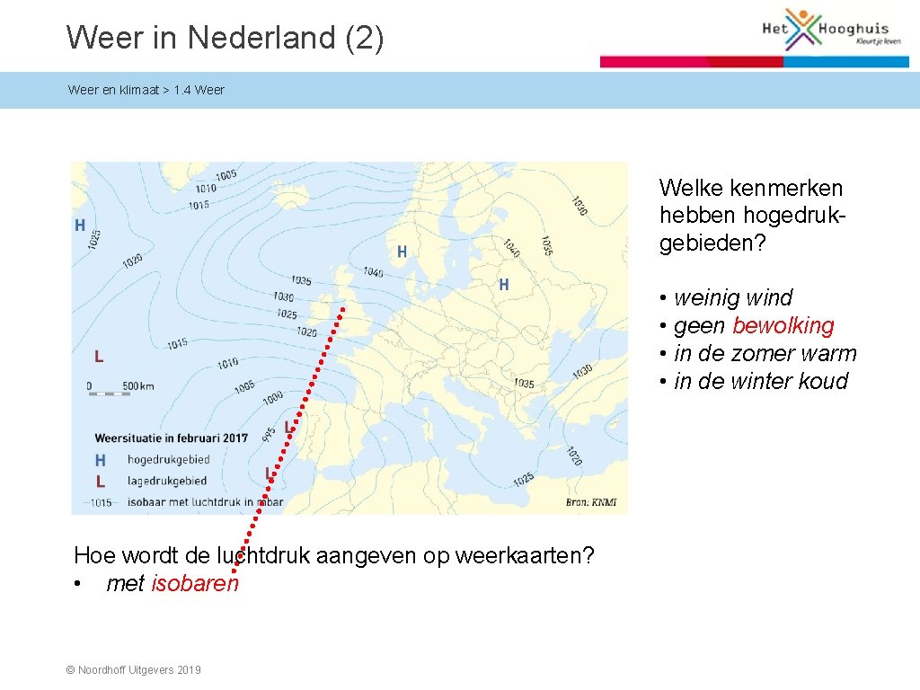 Weer in Nederland (2) Weer en klimaat > 1. 4 Weer Welke kenmerken hebben