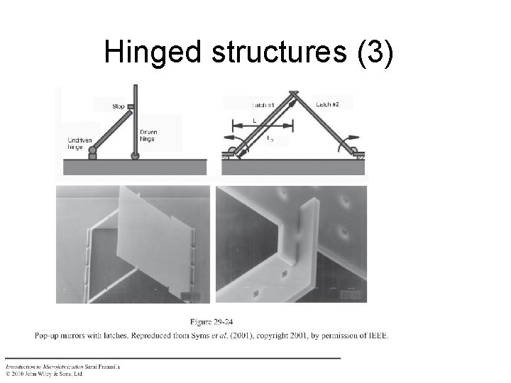 Hinged structures (3) 